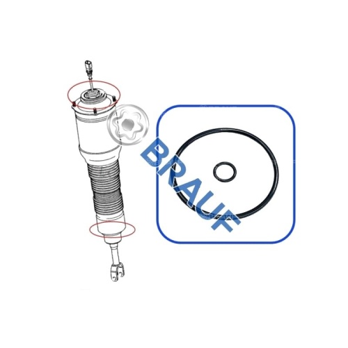 Резиновый уплотнитель пневмостойки BRAUF |Audi A8D3|