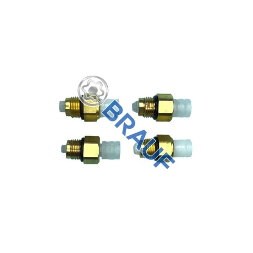 Фитинг магистрали 6mm BRAUF |M| (комплект 4 шт)